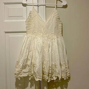tula rose white dress. beautiful piece of clothing!